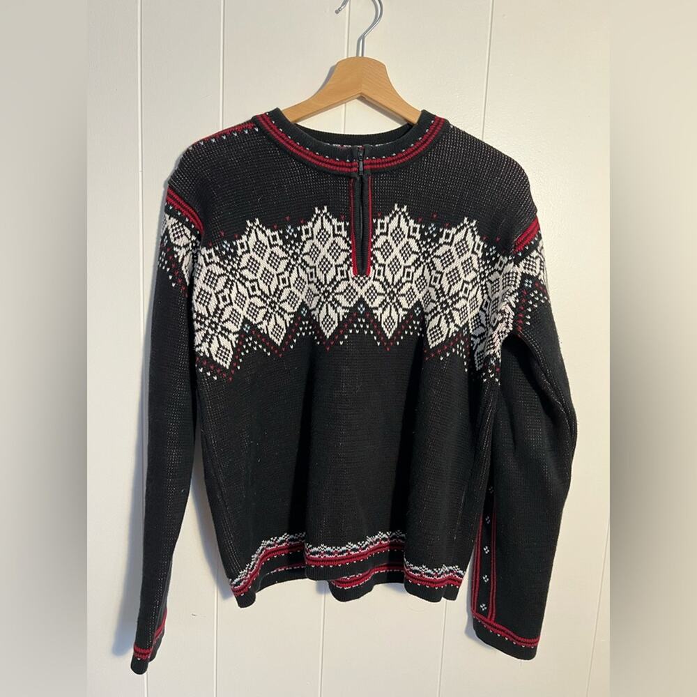 Hanna Andersson Black and White Sweater